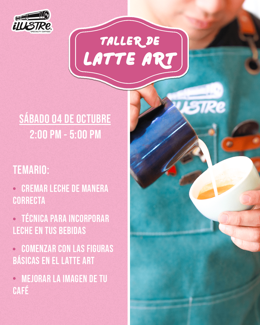 Tijuana Taller de Latte Art - 4 de Octubre