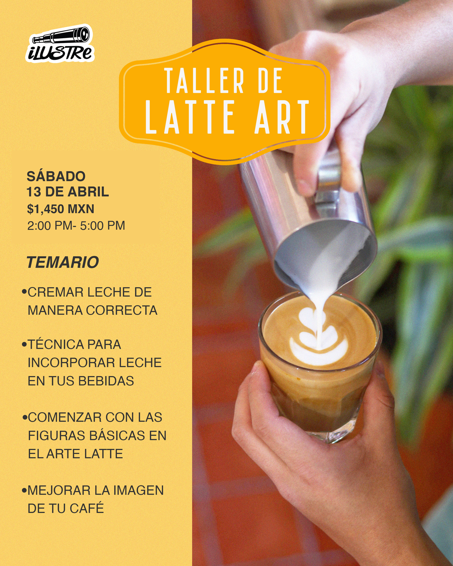 Tijuana Taller de Latte Art - 13 de Abril