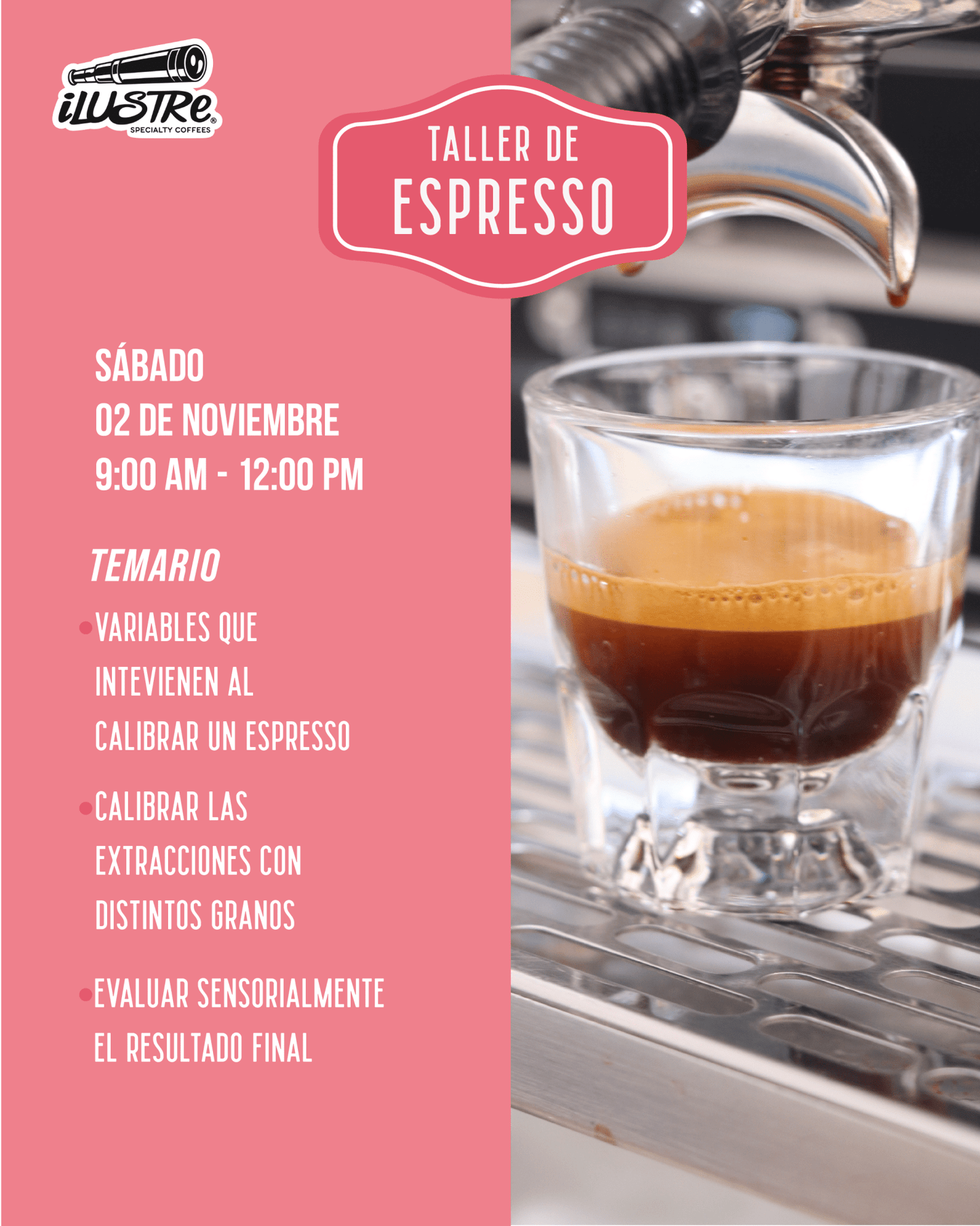 Tijuana Taller de Espresso - 2 de Noviembre