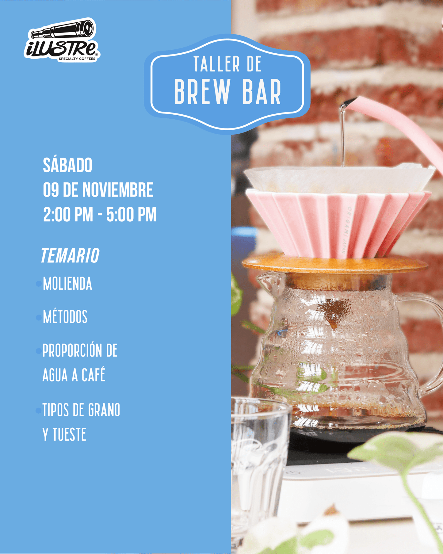 Tijuana Brew Bar Workshop - 9 de Noviembre